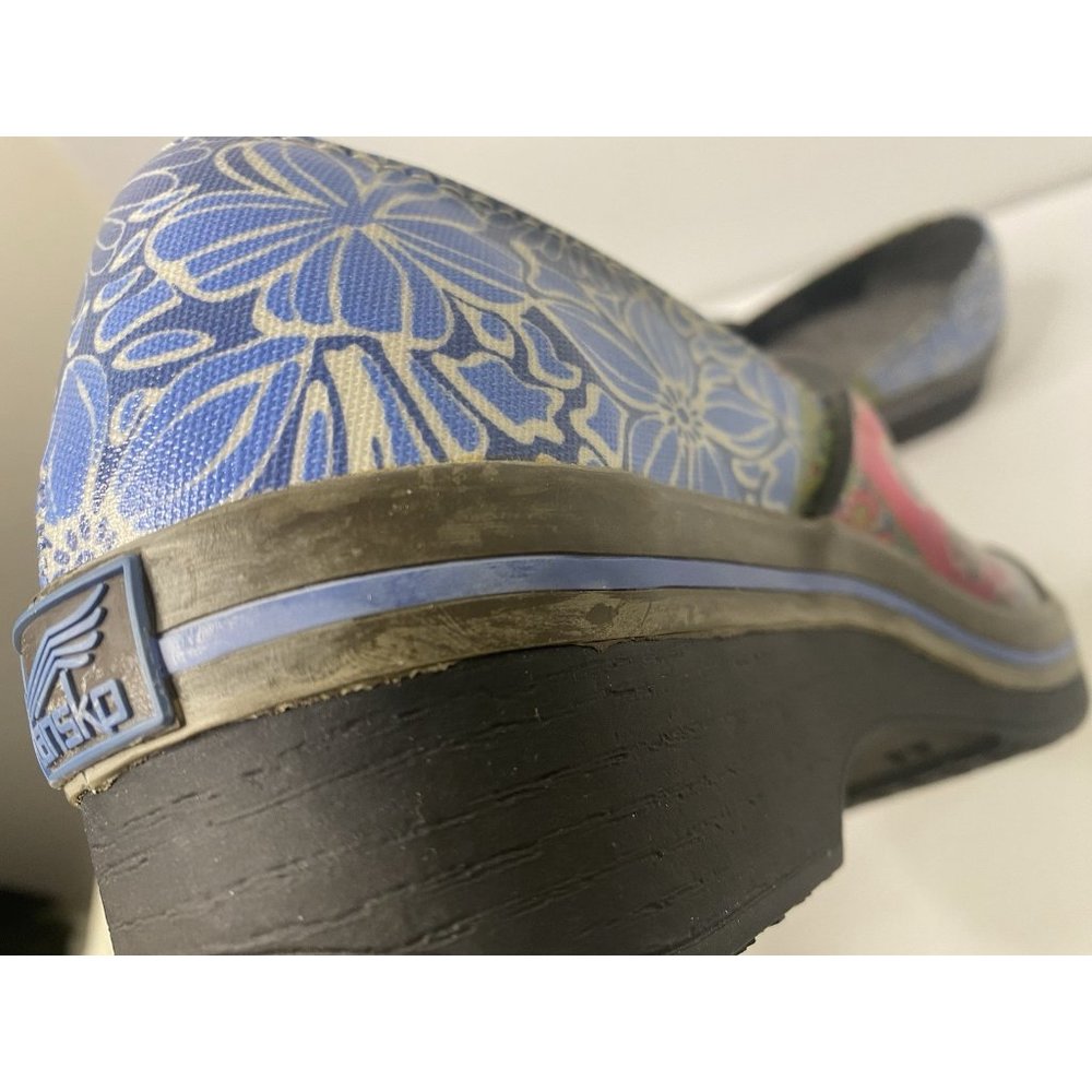 Dansko Multicolor Floral Mules /Clogs All weather material - Picture 7 of 13